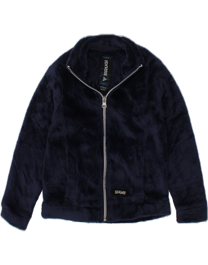 BRUGI Boys Fleece Jacket 4-5 Years Navy Blue Vintage Brugi and Second-Hand Brugi from Messina Hembry 