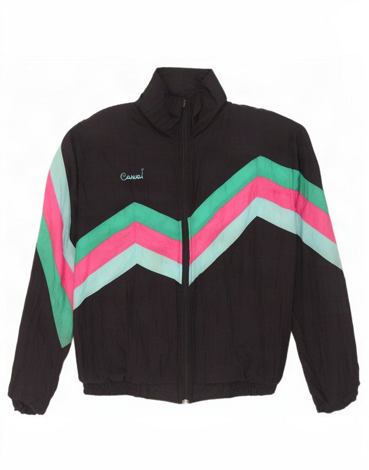 Мужской спортивный костюм Creation Top Jacket XL, черный полиамид с цветными блоками