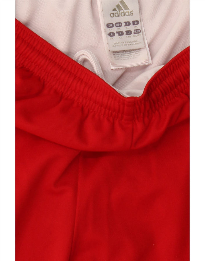 ADIDAS Mens Climalite Sport Shorts XL  Red Polyester Vintage Adidas and Second-Hand Adidas from Messina Hembry 