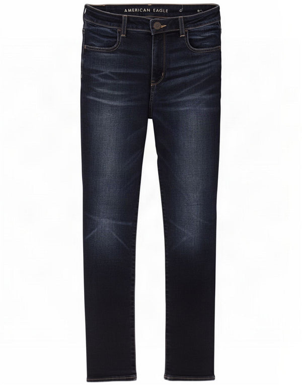 Женские джинсы скинни American Eagle UK 14, большие W32 L28, темно-синие