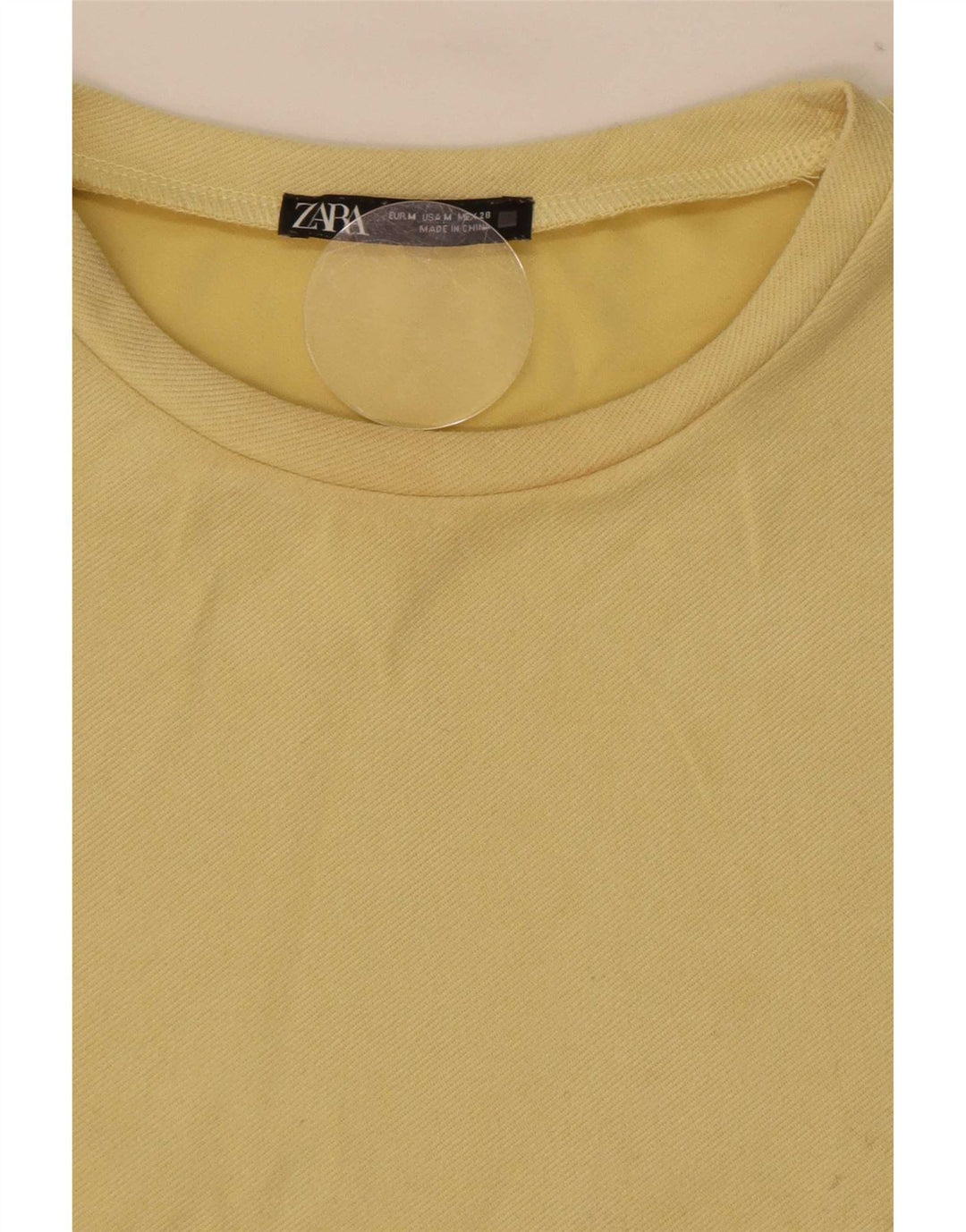 Женское платье прямого кроя Zara UK 14, средний желтый