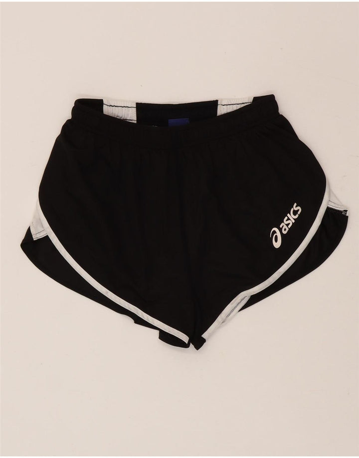 Женские шорты для плавания ASICS UK 14, большие черные, полиэстер с цветными блоками
