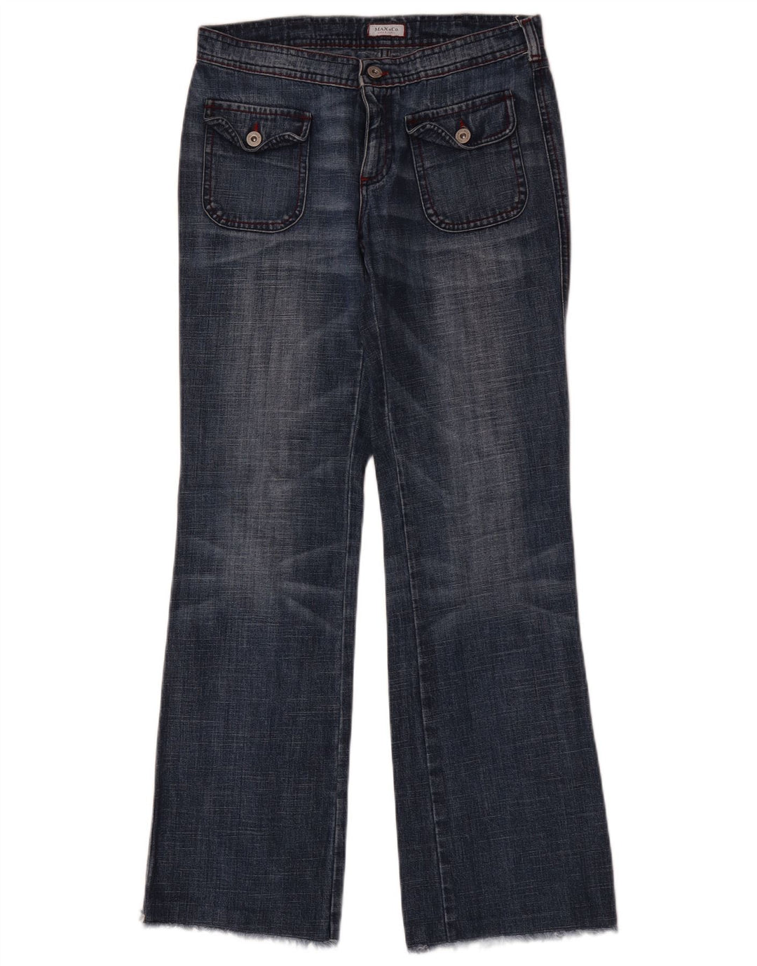 Женские расклешенные джинсы Max & Co. IT 42 Medium W30 L32 Синий хлопок