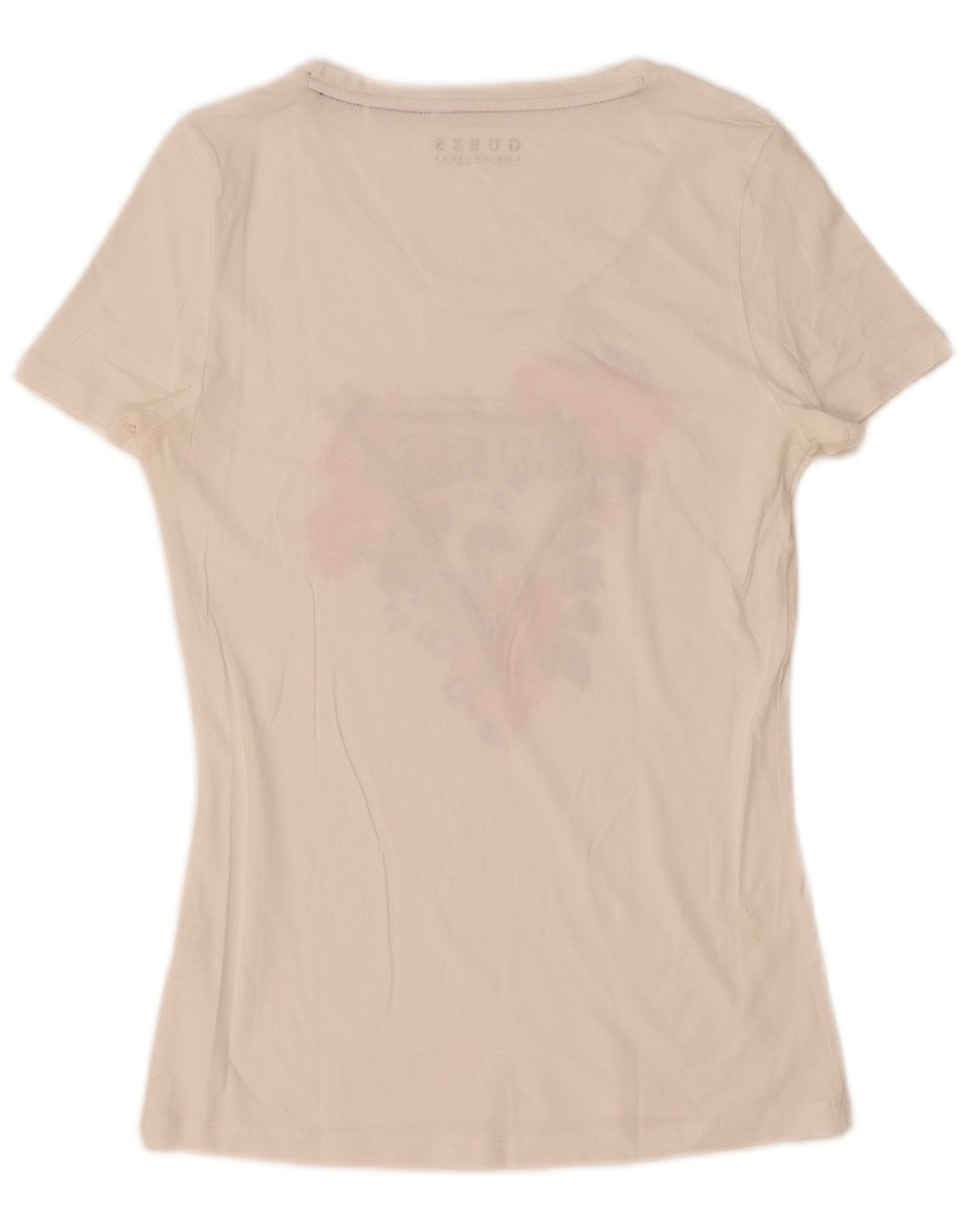 Женская футболка с рисунком Guess Top UK 12, средний белый