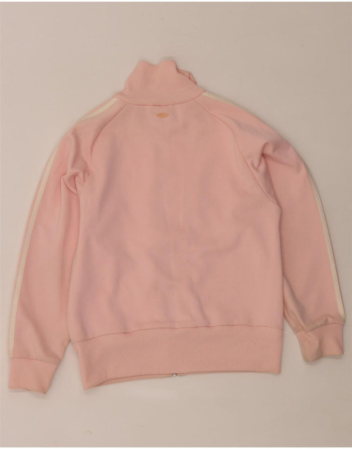Женский спортивный костюм Adidas Top Jacket UK 10, маленький розовый полиэстер с цветными блоками