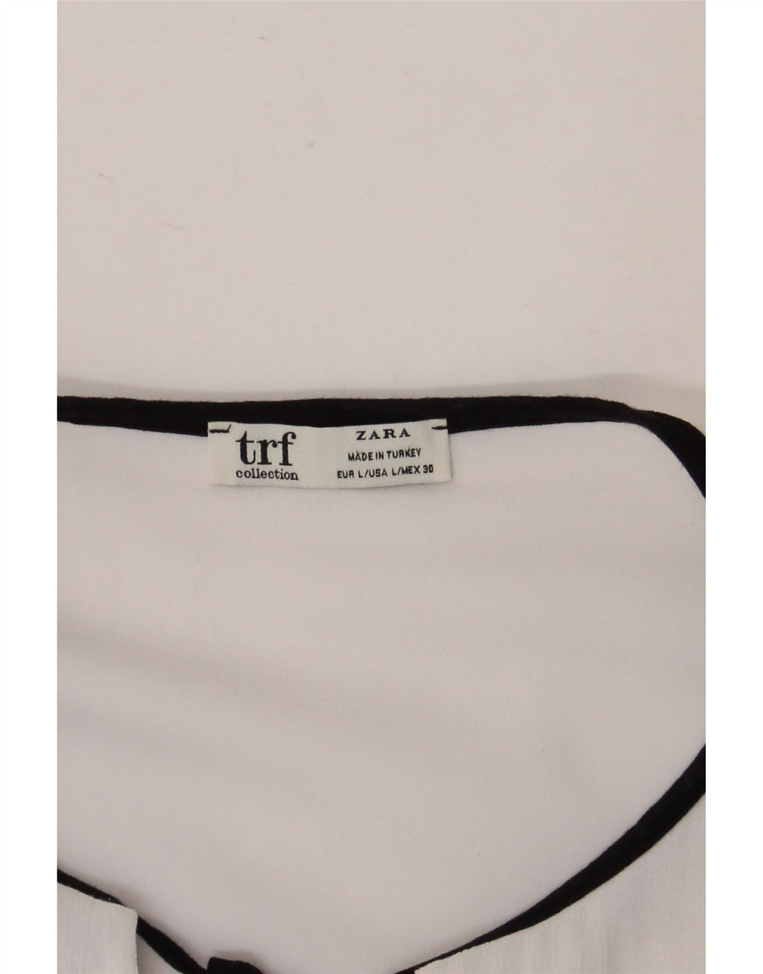 Женская блузка Zara Top UK 16, большая белая
