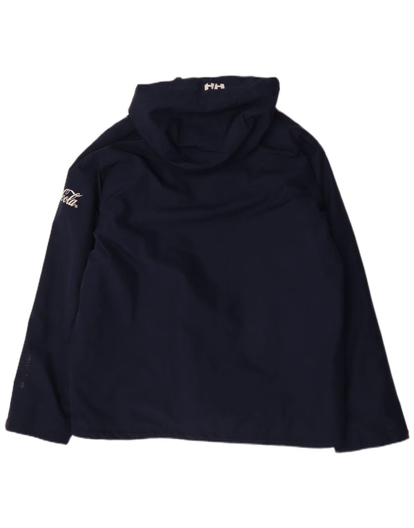 Мужская ветровка Helly Hansen с капюшоном UK 42 XL Темно-синий полиэстер