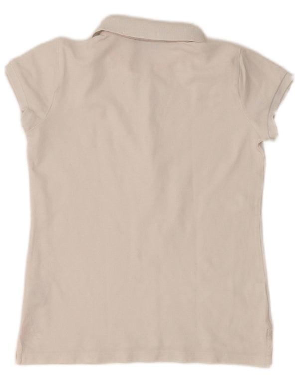 Рубашка-поло для девочек 12–13 лет RALPH LAUREN, большая белая, хлопковая