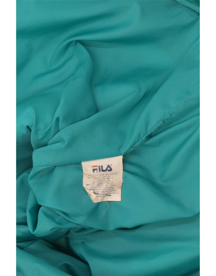 Мужская стеганая куртка Fila IT 50 Large Бирюзовый Полиэстер