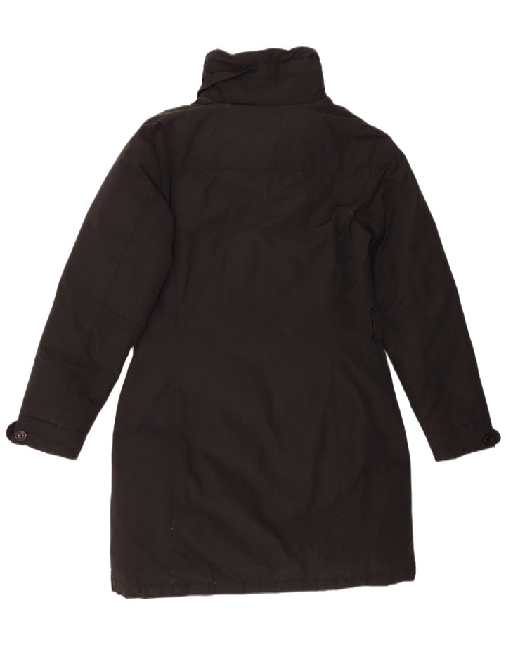 Женское стеганое пальто Woolrich UK 14, большой черный хлопок