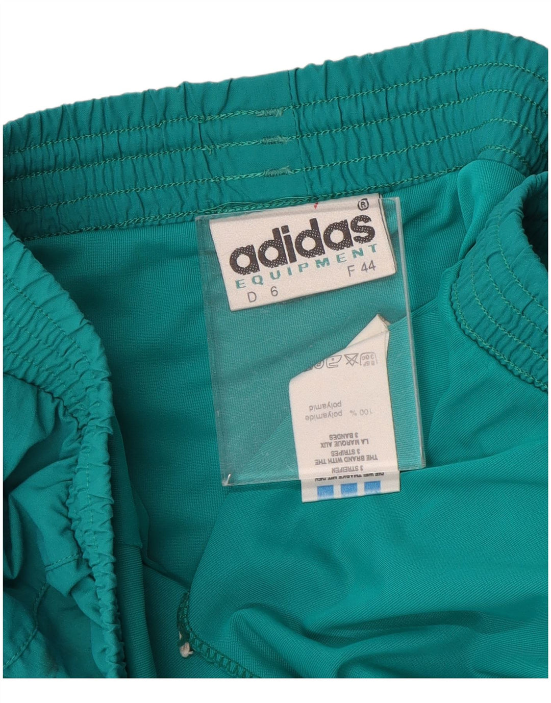 Женские спортивные шорты Adidas EU 44, большие зеленые из полиамида