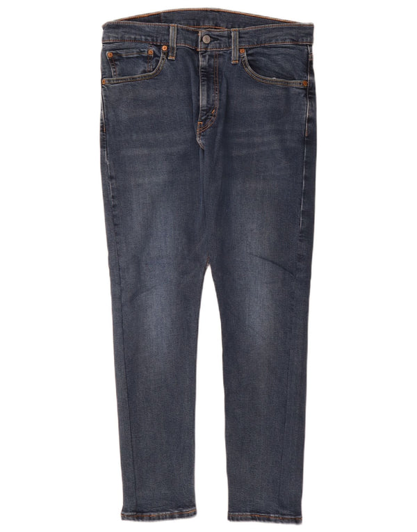 Женские зауженные зауженные джинсы Levi's 512 W32 L30 синие, хлопок