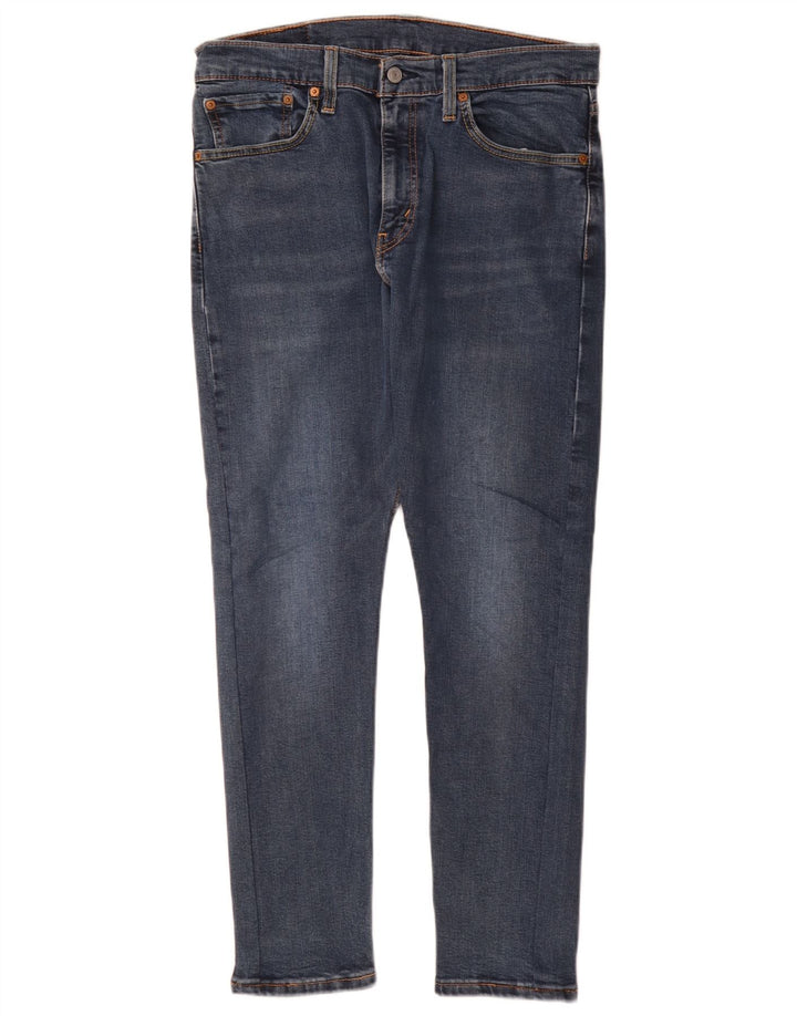 Женские зауженные зауженные джинсы Levi's 512 W32 L30 синие, хлопок