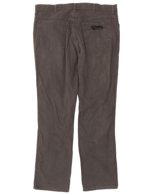 Мужские прямые повседневные брюки Wrangler Texas Stretch W40 L34, серый хлопок