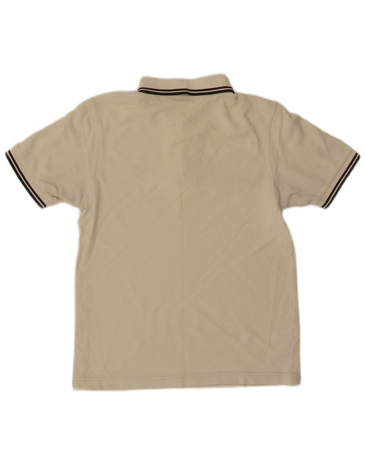 Мужская рубашка-поло приталенного кроя Fred Perry, средний цвет, белый хлопок