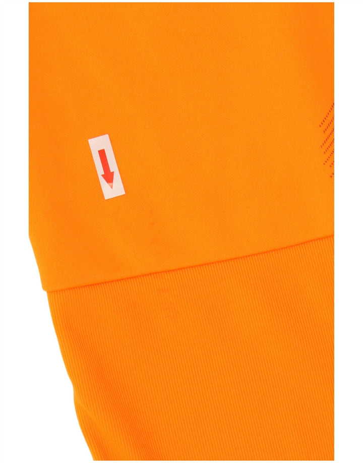 Мужские спортивные брюки ADIDAS Climalite XL, оранжевый полиэстер с цветными блоками
