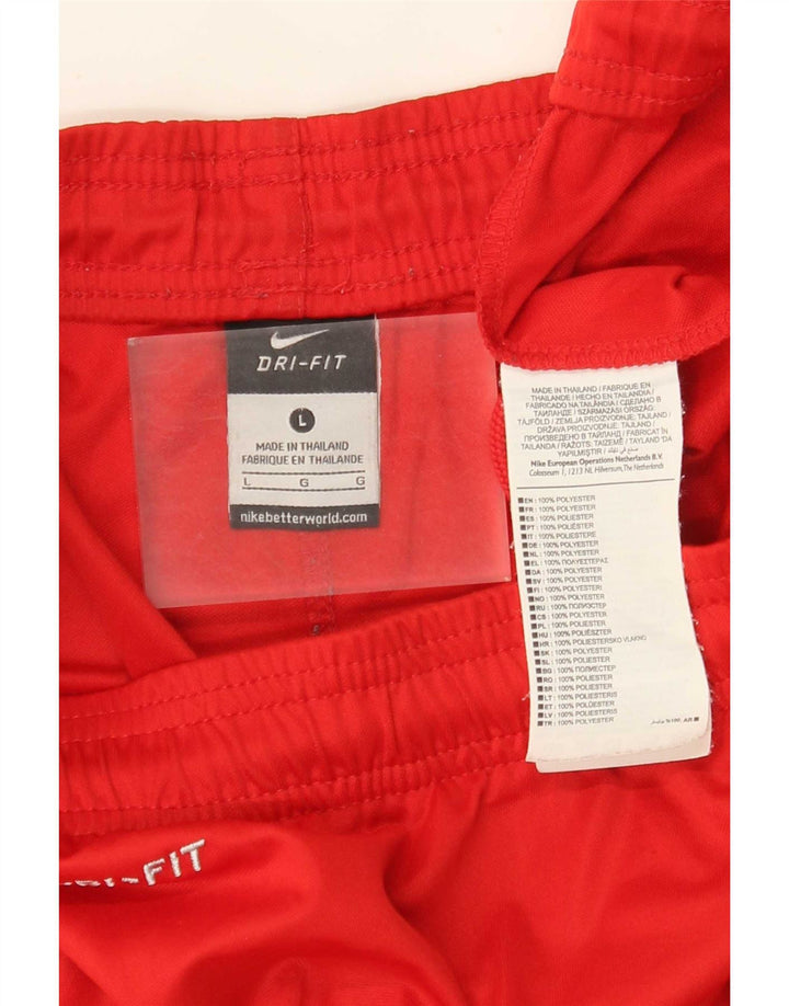 Мужские спортивные шорты Nike Dri Fit, большой красный полиэстер