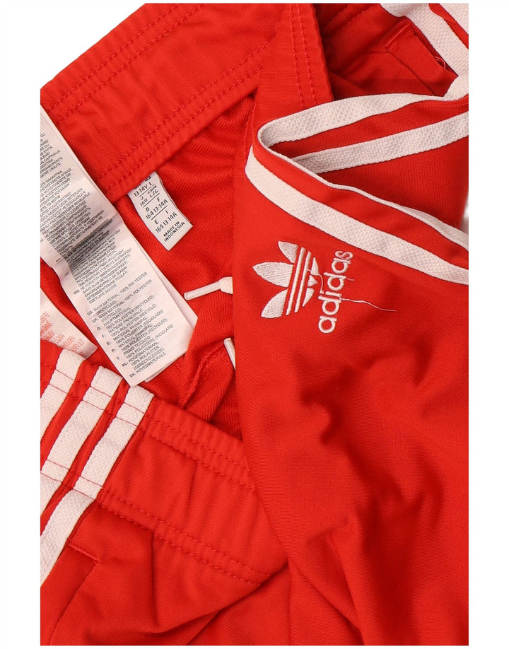 Спортивный костюм Adidas для мальчиков Брюки-джоггеры 13-14 лет Красный полиэстер