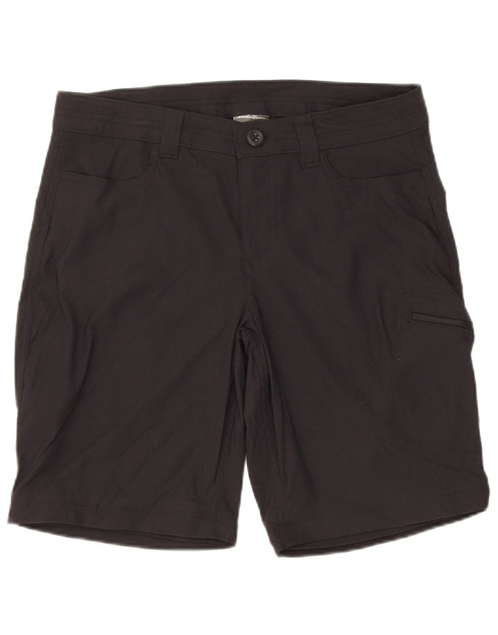 Женские походные шорты Eddie Bauer US 8 Medium W30, черный нейлон