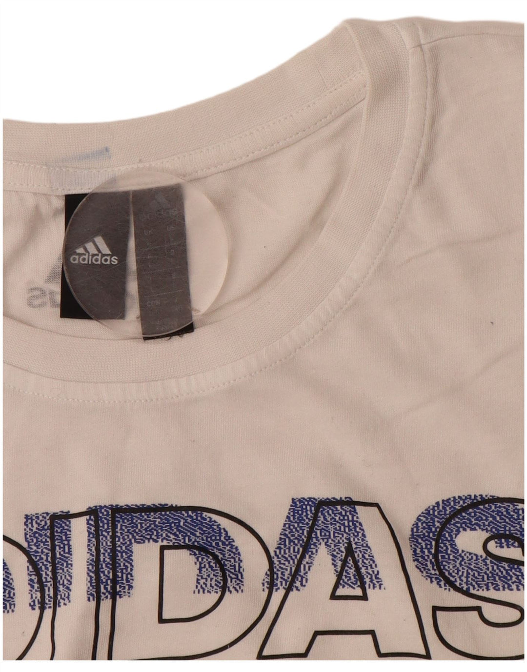 Мужская футболка Adidas с рисунком, большой белый хлопок