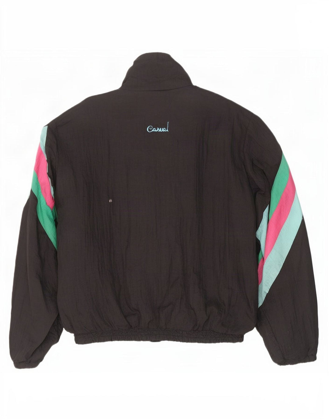 Мужской спортивный костюм Creation Top Jacket XL, черный полиамид с цветными блоками