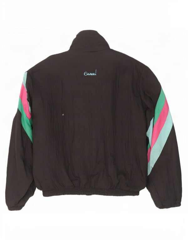 Мужской спортивный костюм Creation Top Jacket XL, черный полиамид с цветными блоками