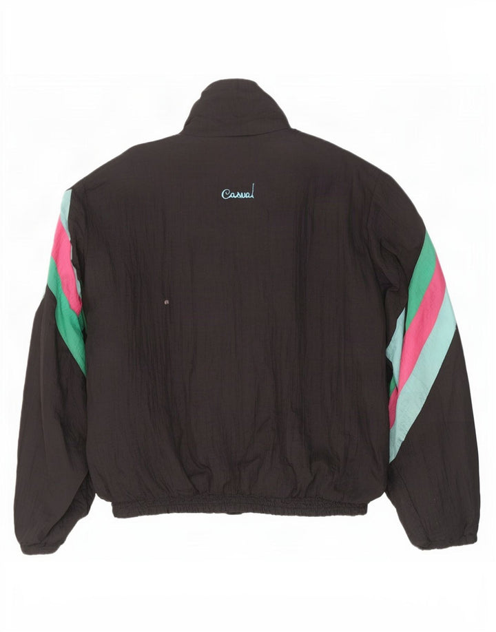 Мужской спортивный костюм Creation Top Jacket XL, черный полиамид с цветными блоками