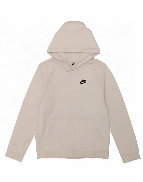 Джемпер с капюшоном Nike для мальчиков 12–13 лет, большой размер, белый хлопок