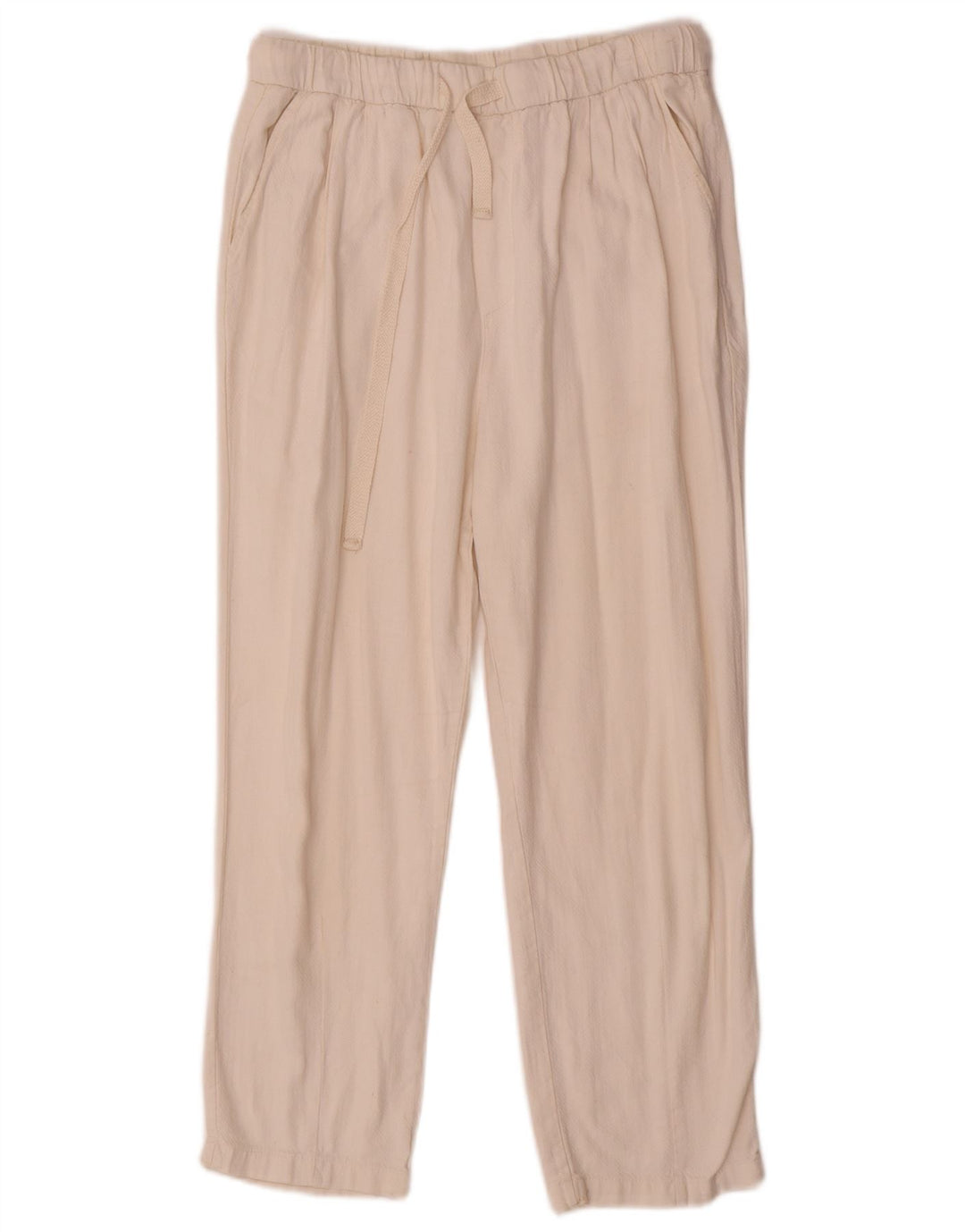 Женские укороченные брюки Zara, маленькие W26 L23, бежевые