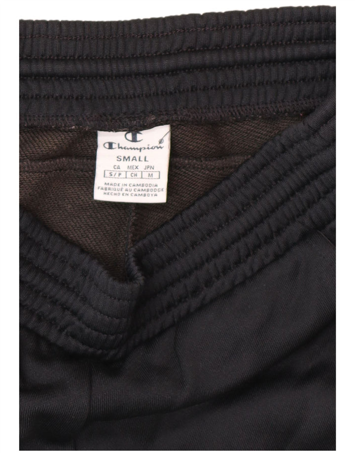 Мужские спортивные шорты с рисунком Champion, маленькие черные