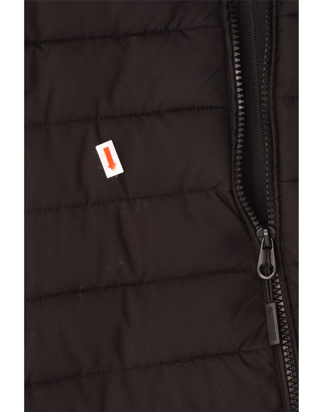 Мужская стеганая куртка с капюшоном Superdry, большая черная, полиэстер