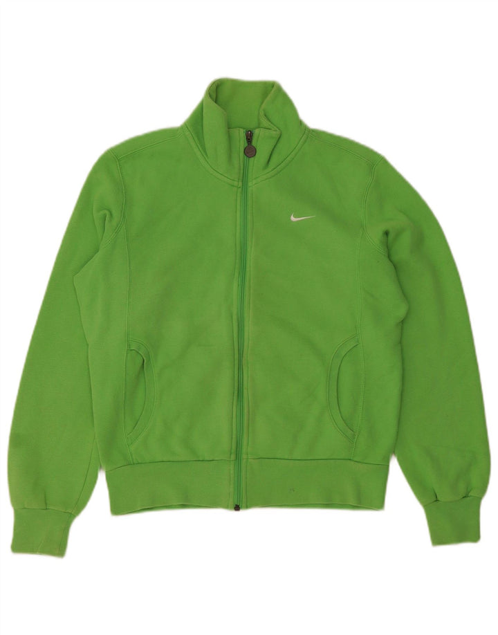 Женская спортивная куртка Nike UK 10/12, хлопковый средний зеленый цвет