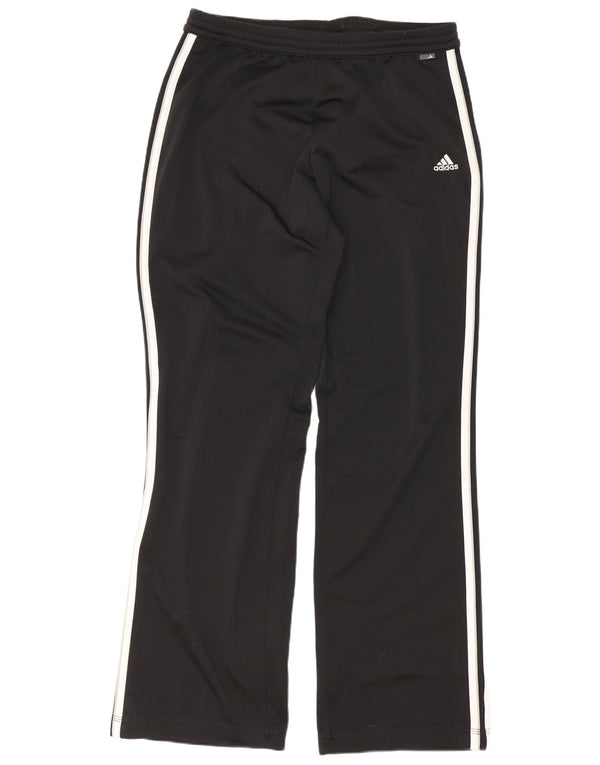 Женские спортивные брюки Adidas Regular, Великобритания 14, средние, черные, спортивные