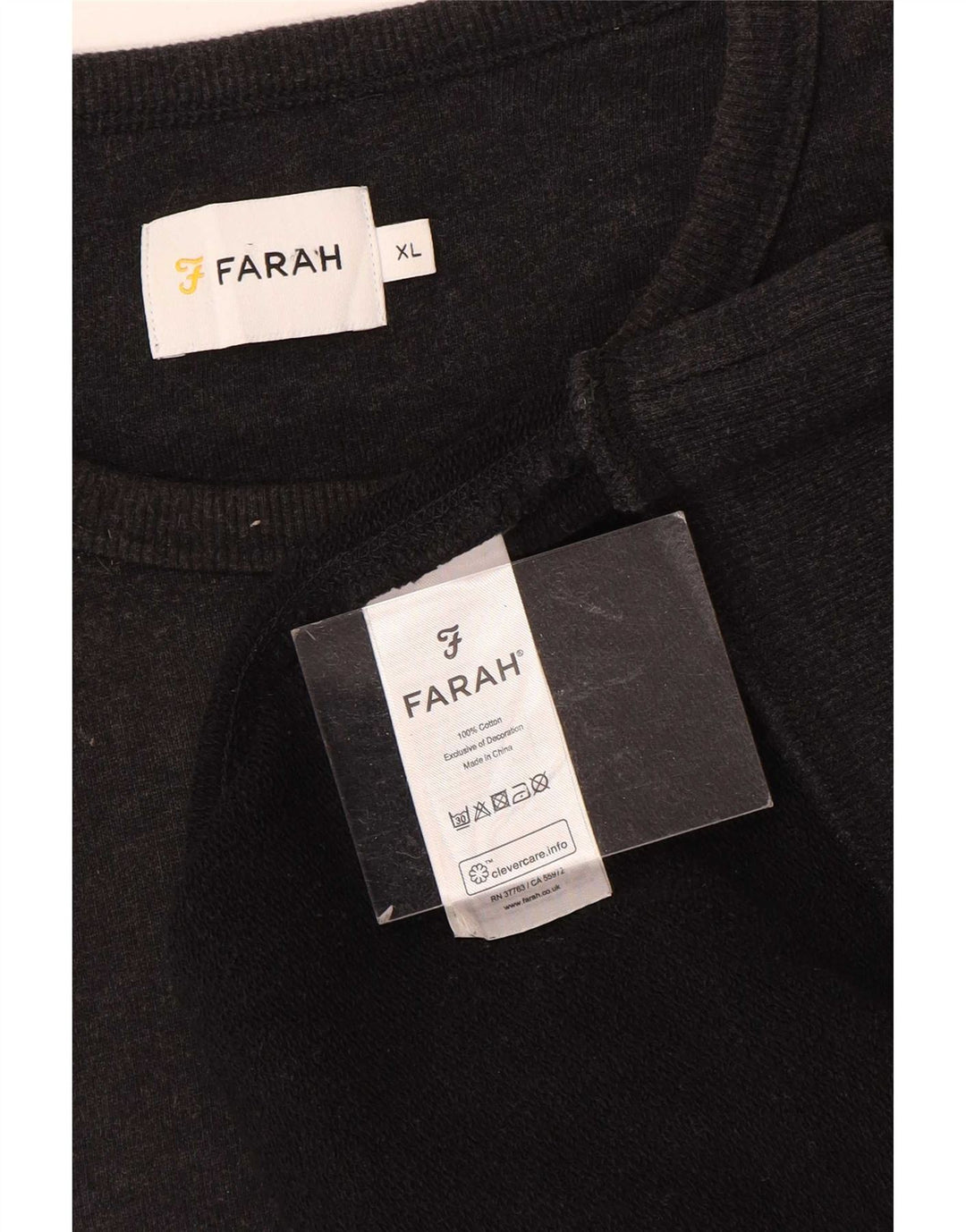 Мужской свитшот Farah XL, серый хлопок