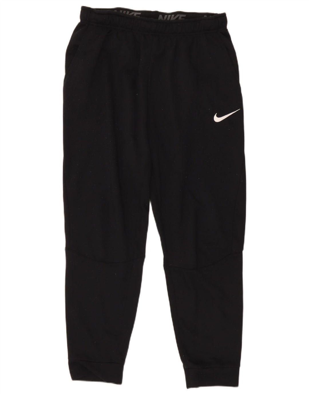 Мужские спортивные брюки Nike Dri Fit для бега, большие черные полиэстеровые брюки