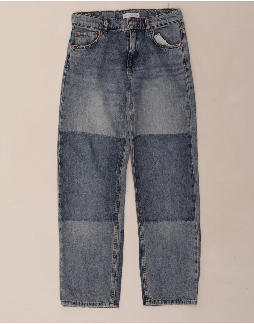 ZARA Boys Straight Jeans 11-12 Years W28 L28 Blue