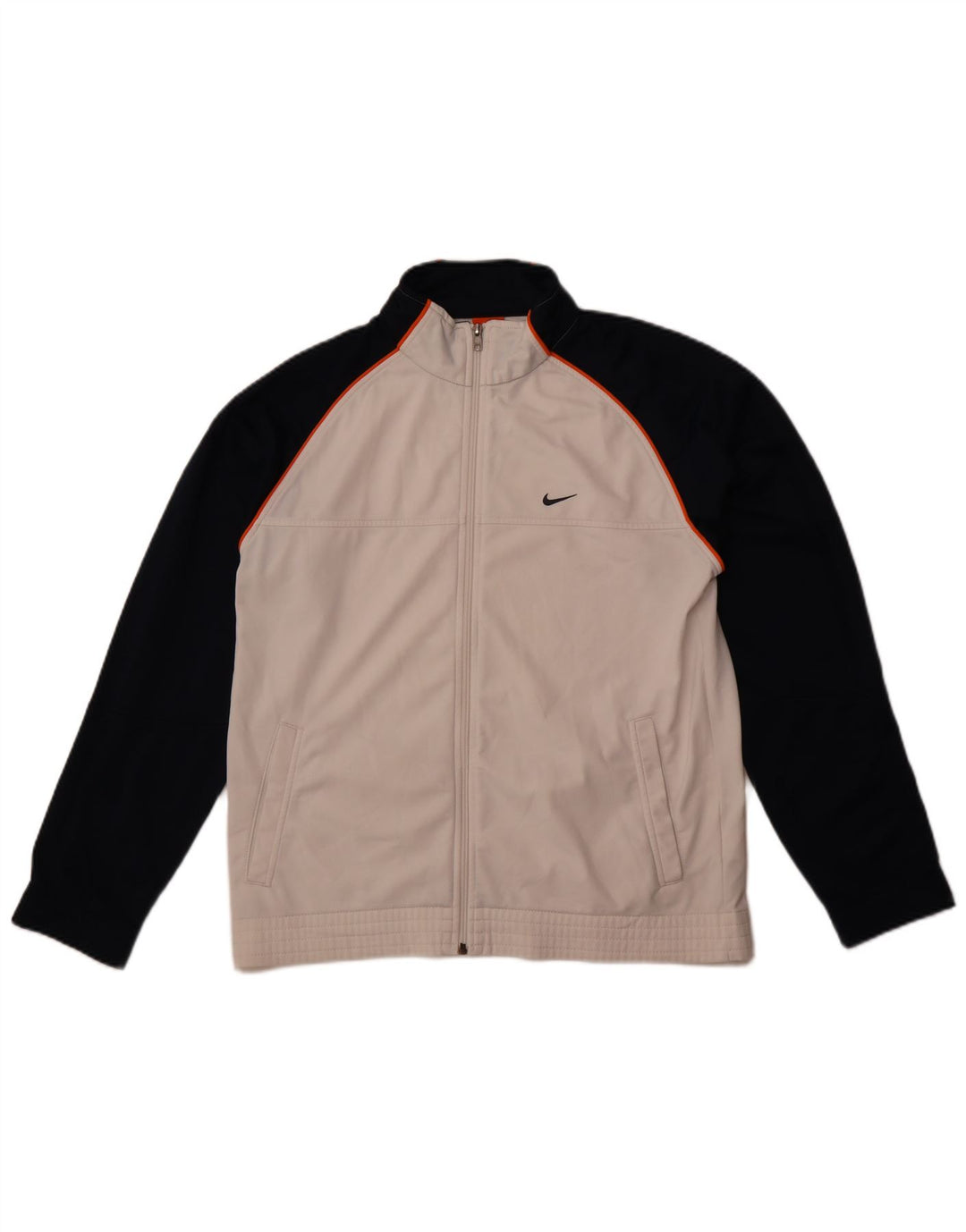 Мужской спортивный костюм Nike Top Jacket UK 38/40, средний белый полиэстер с цветными блоками