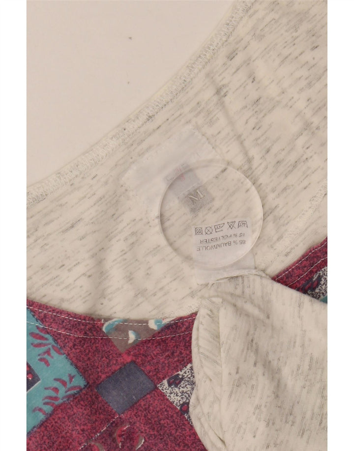 Мужской жилет TAKE FIVE с графическим рисунком, средний серый хлопок с цветными блоками