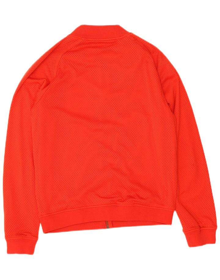 JACK & JONES Mens Tracksuit Top Jacket Medium Red Polyester