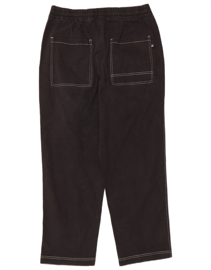 Мужские прямые повседневные брюки Puma большие W34 L27 черные