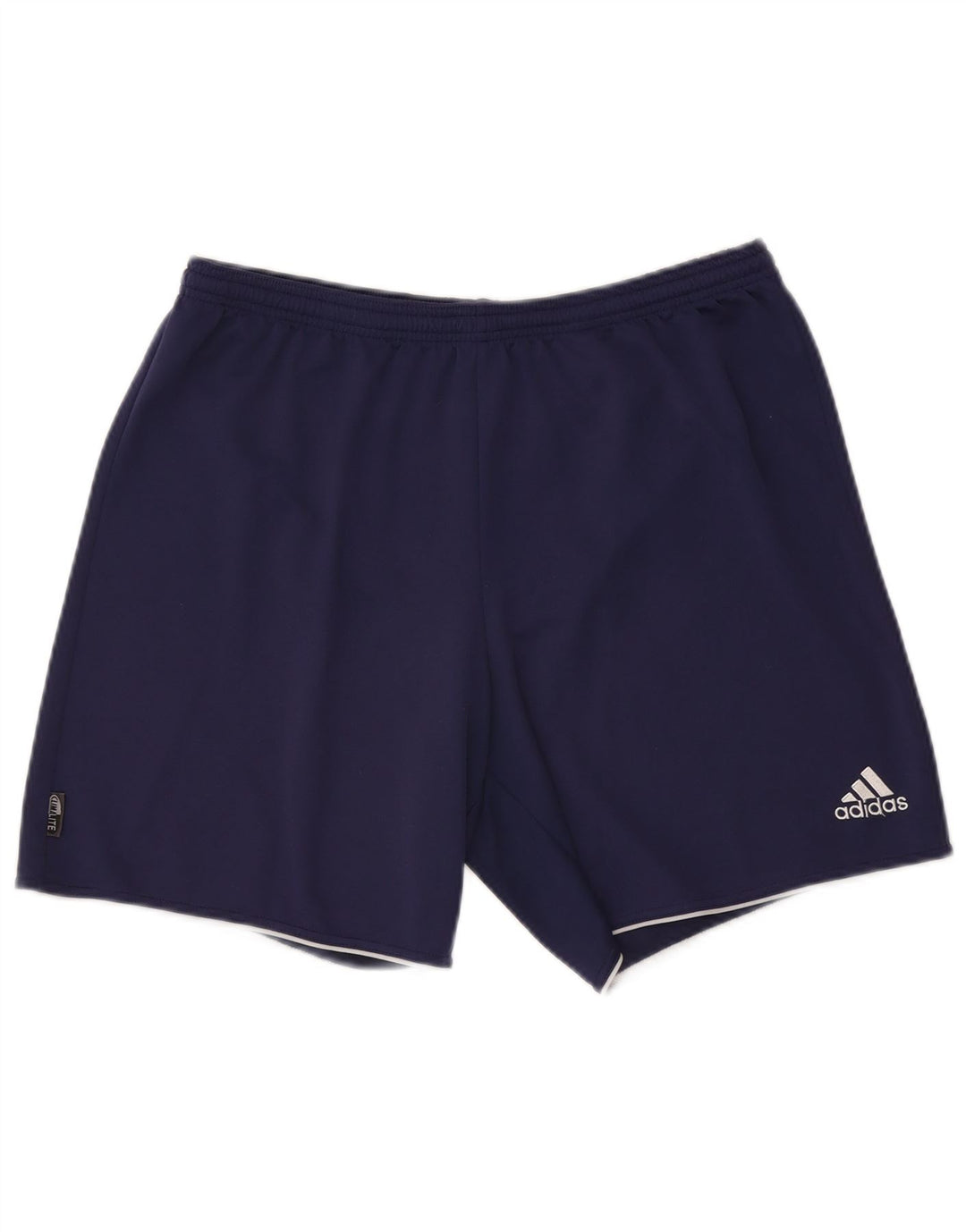 Мужские спортивные шорты Adidas Climalite XL темно-синие из полиэстера