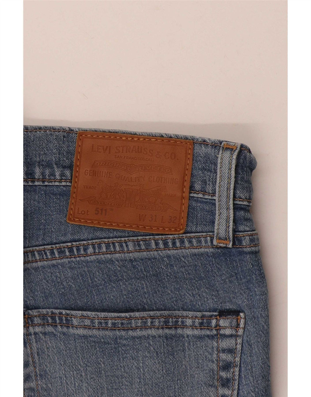 Мужские джинсы Levi's Slim 511 W31 L32 синие, хлопок