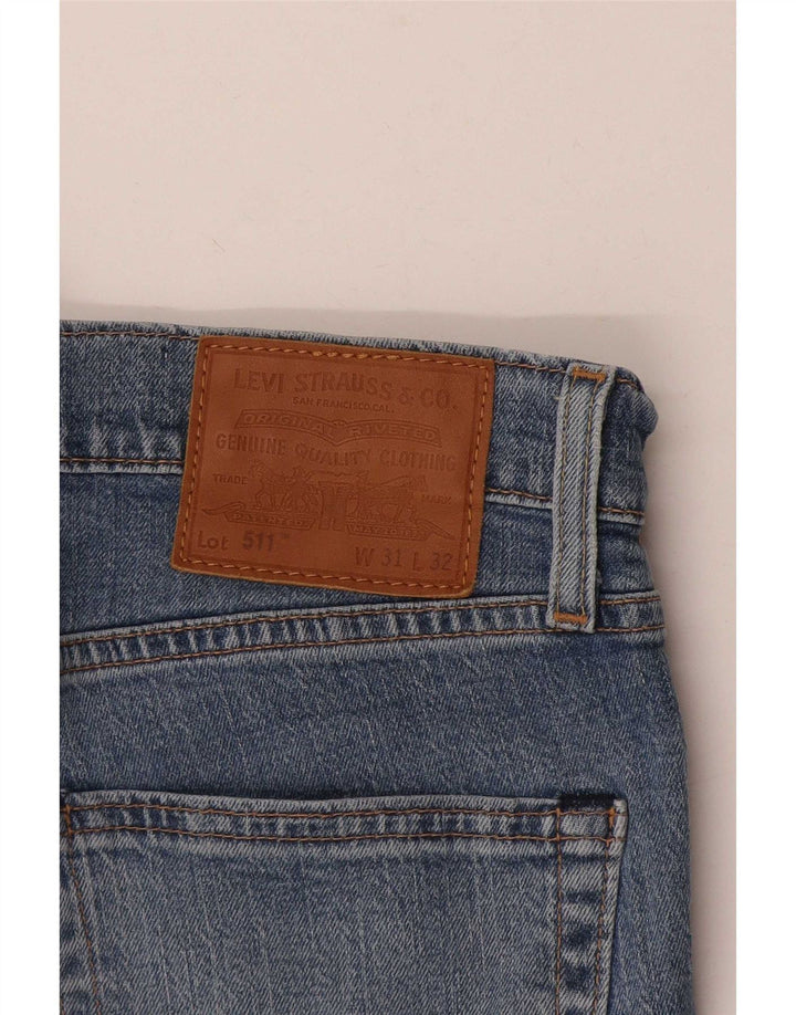 Мужские джинсы Levi's Slim 511 W31 L32 синие, хлопок