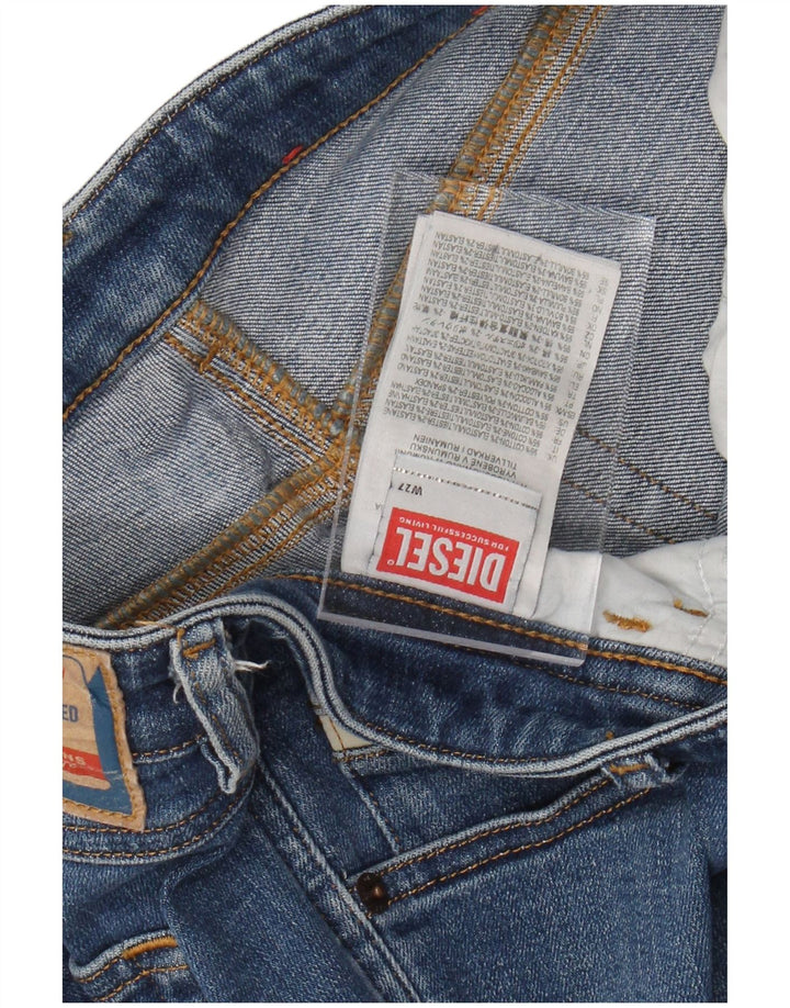 Женские джинсы скинни DIESEL W27 L28, синий хлопок