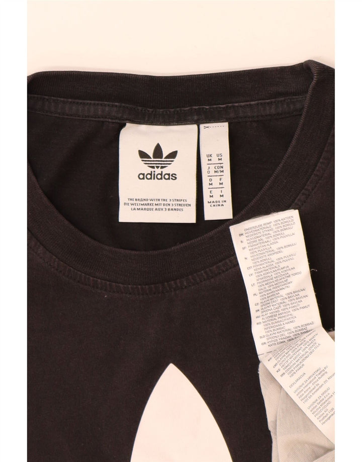 Мужская футболка Adidas с графическим рисунком, средний черный камуфляжный хлопок