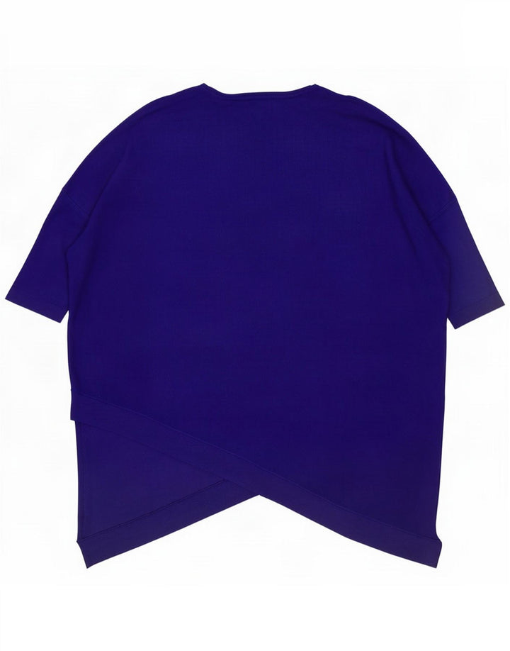 Женская асимметричная блузка оверсайз Phase Eight Top UK 14 Medium Navy Blue