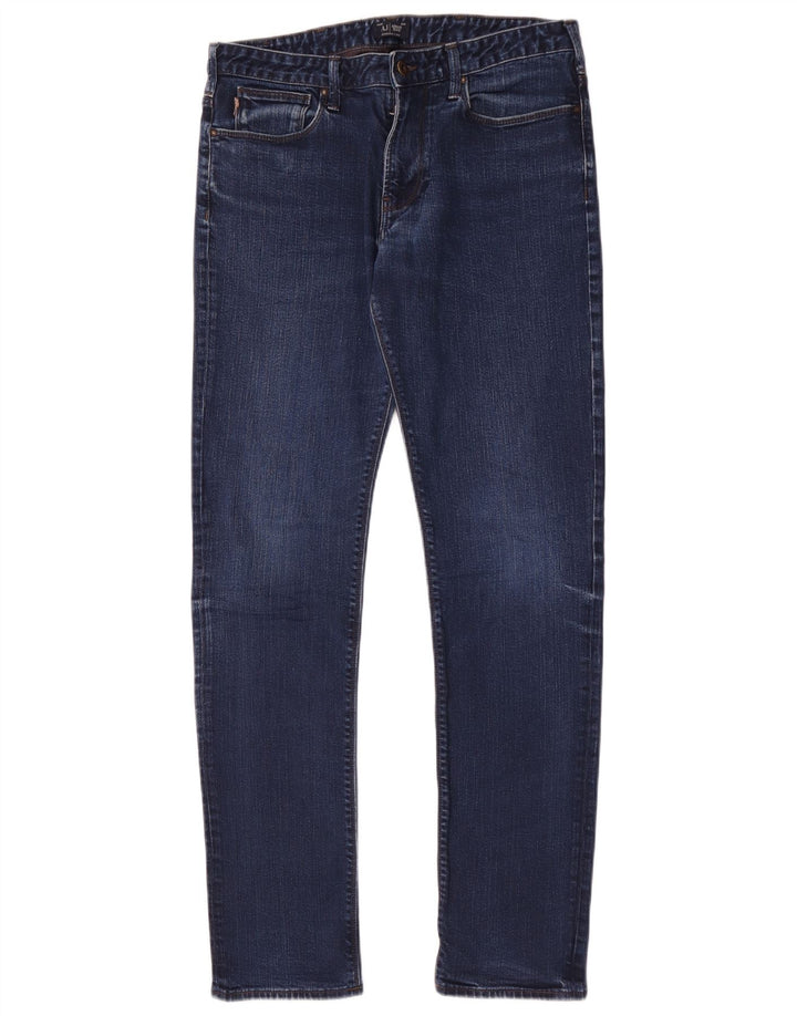 Мужские джинсы Armani Slim W32 L32 Темно-синие, хлопок