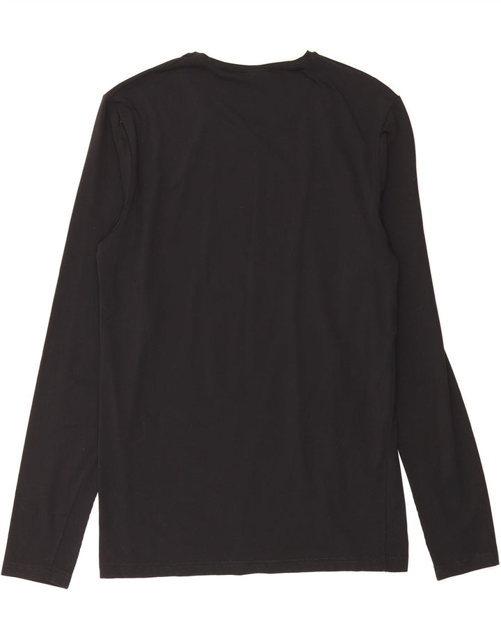 FILA Womens Top Long Sleeve UK 12 Medium Black Vintage Fila and Second-Hand Fila from Messina Hembry 