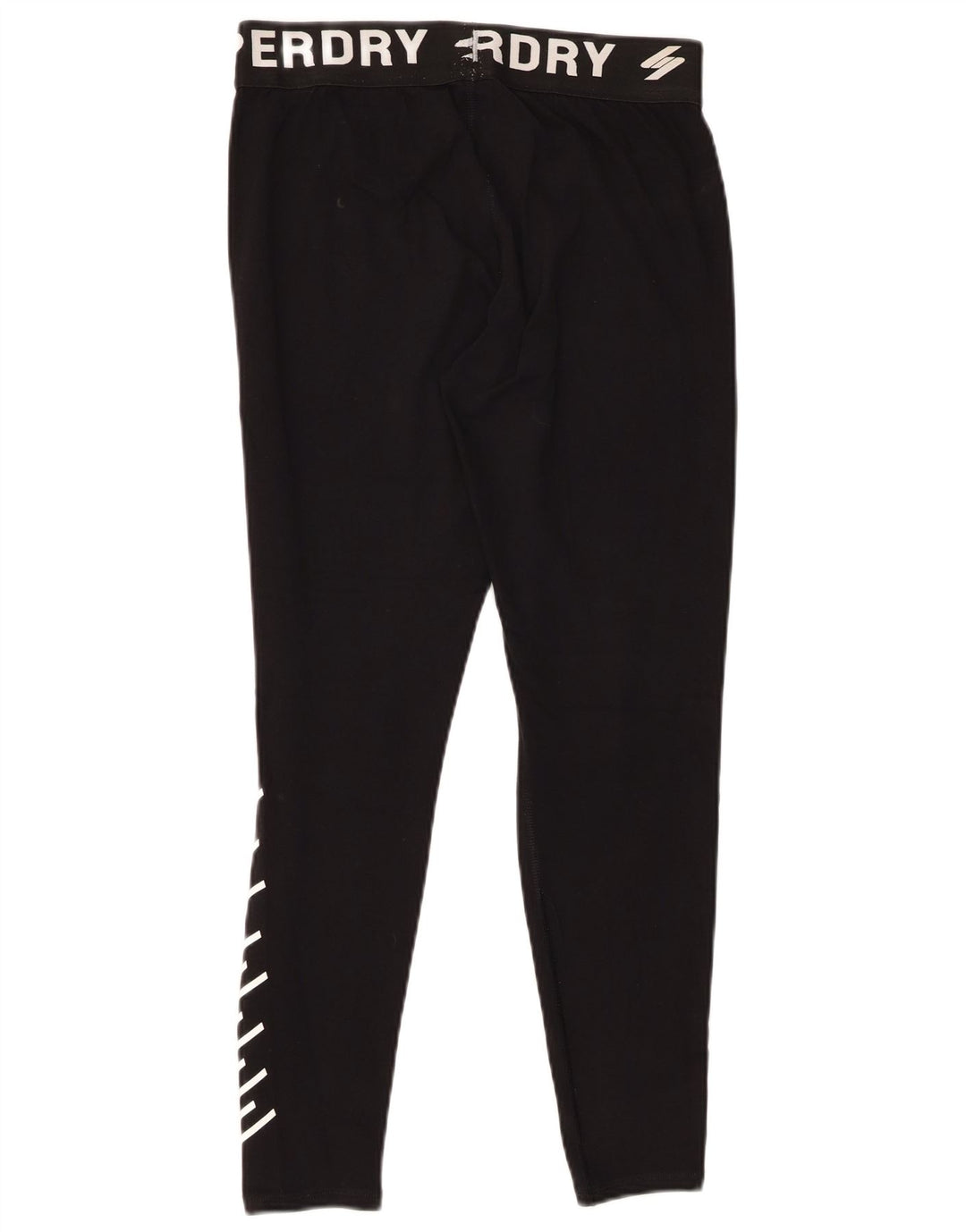 Женские леггинсы с рисунком SUPERDRY UK 12, средние, черные
