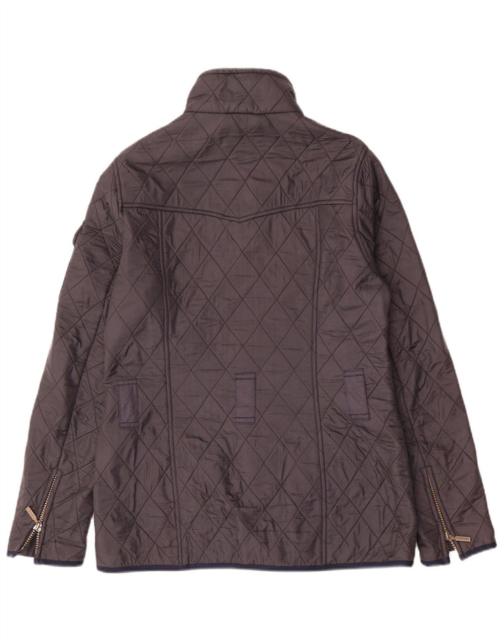 Женская стеганая куртка Barbour UK 12 средний темно-синий полиамид